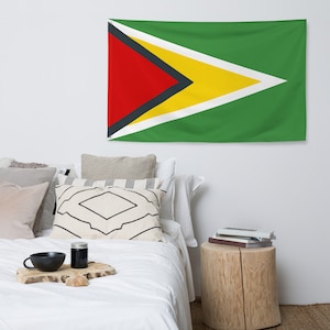 Guyana Flag, 3x5 large Caribbean Flags, High Quality Flag with grommets, Perfect for events & Decor
