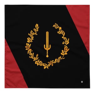 Black American Heritage Flag African American Culture Flag Bandana - Soft and Washable - Headscarf - Headband Necktie - Pet Bandana