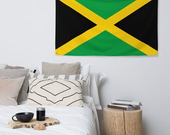 Bandera de Jamaica, banderas caribeñas grandes de 3x5, bandera jamaiquina de alta calidad con ojales, perfecta para eventos y decoración