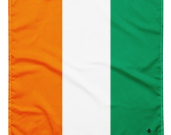 Elfenbeinküste Flagge Bandana - Afrikanische Flaggen - Weich und Waschbar - Kopftuch - Stirnband Krawatte Armband - Haustier Bandana