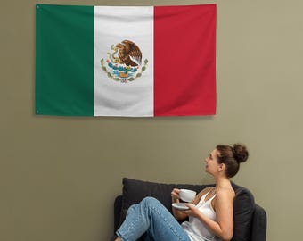 Mexico Flag 3x5 large African Flags, High Quality Flag with grommets, Perfect for events & Decor