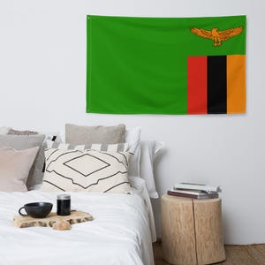 Zambia Flag 3x5 large African Flags, High Quality Flag with grommets, Perfect for events & Decor
