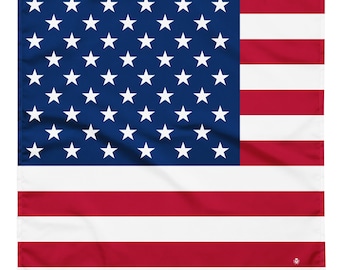USA Flag Bandana - USA:s flagga - 4 juli huvudduk - Pannband Slips Armband - Husdjursbandana, USA 250-årsjubileum