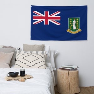 British Virgin Islands Flag, 3x5 large Caribbean Flags, High Quality Flag with grommets, Perfect for events & Decor, BVI
