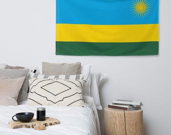 Bandera de Ruanda 3x5 banderas africanas grandes, bandera de alta calidad con ojales, perfecta para eventos y decoración