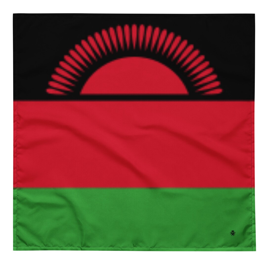 Pirate Flag With Skull & Red Headscarf - 60x90 Cm, Polyester, Double Stitched