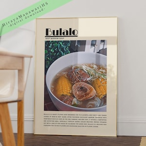 Bulalo, Filipino Food, Food Culture, Philippines Art, Filipino Art Decor, Filipino Wall Art, Filipino Art, Digital Download