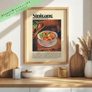 Sinigang, Filipino Food, Food Culture, Philippines Art, Filipino Art Decor, Filipino Wall Art, Filipino Art, Digital Download
