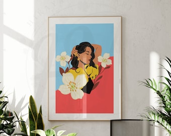Filipina Beauty, Pinay Beauty, Pinay Wall Art, Philippines Art, Filipino Art Decor, Filipino Wall Art, Filipino Art, Digital Download