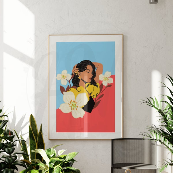 Filipina Beauty, Pinay Beauty, Pinay Wall Art, Philippines Art, Filipino Art Decor, Filipino Wall Art, Filipino Art, Digital Download