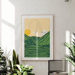 Banaue Rice Terraces, Philippine Beauty, Pinoy Art, Philippines Art, Filipino Art Decor, Filipino Wall Art, Filipino Art, Digital Download