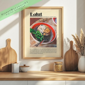 Balut, Filipino Food, Food Culture, Philippines Art, Filipino Art Decor, Filipino Wall Art, Filipino Art, Digital Download