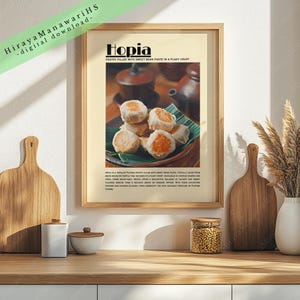 Hopia, Filipino Food, Food Culture, Philippines Art, Filipino Art Decor, Filipino Wall Art, Filipino Art, Digital Download