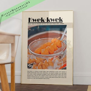 Kwek-kwek, Filipino Food, Food Culture, Philippines Art, Filipino Art Decor, Filipino Wall Art, Filipino Art, Digital Download