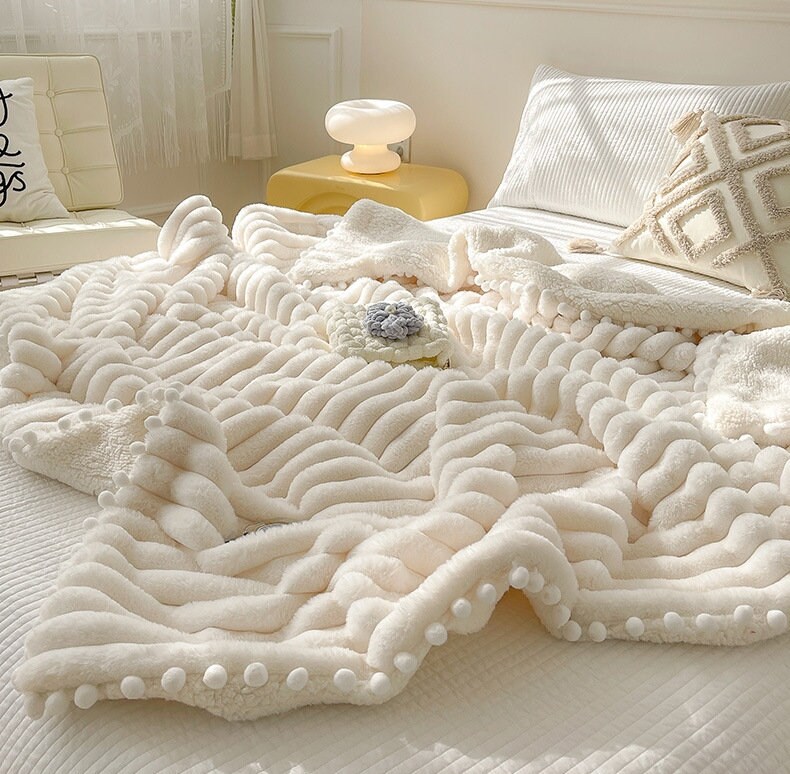 Old house Throw Blankets For Beds Sofa Plush Sherpa Blanket Soft Warm  Bedding Travel Fleece Soft Thicken Blanket Kids Adult Gift