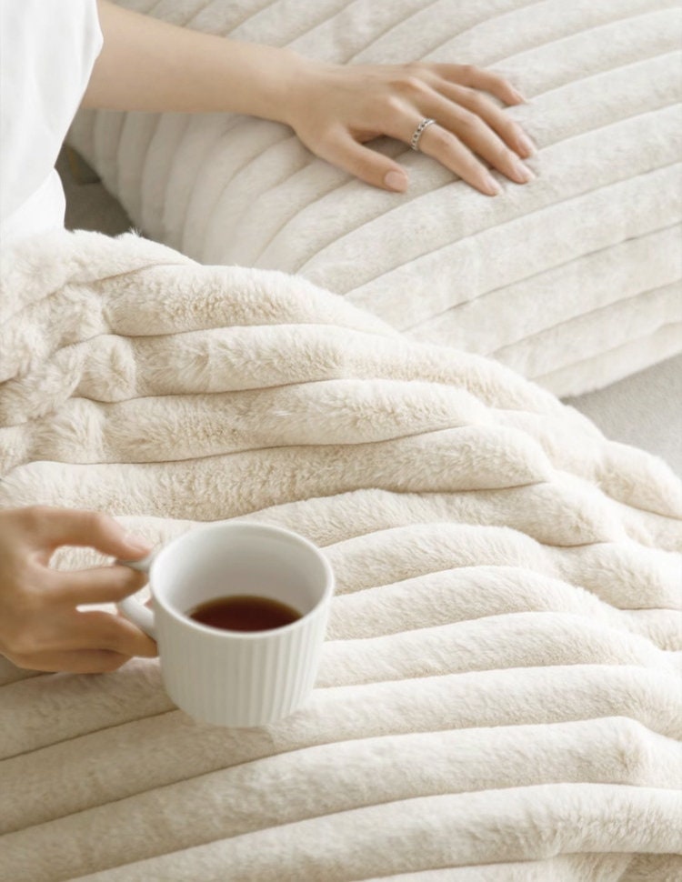 Autumn Rabbit Fleece, Super Thick, Blanket, Custom Blanketsoft Throw