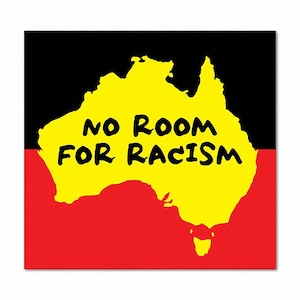 No Room For Racism Sticker Decal Inclusivity Equality Unity Diversity Community Visual Statement Weather Resistant Adhesive.
