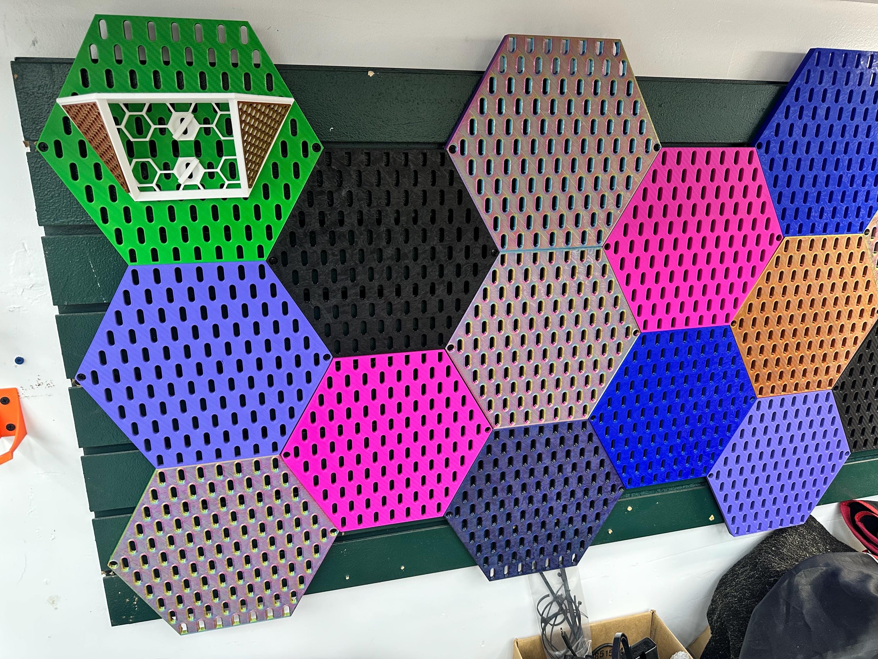 Hexagon IKEA Skadis Panels - Etsy