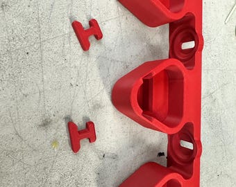 Milwaukee M12 battery holder (3 batteries) for IKEA Skadis