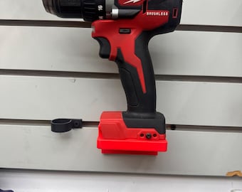 3D Printed Milwaukee M18 Slatwall Tool Holder