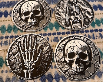 Fossil Skeleton Coasters