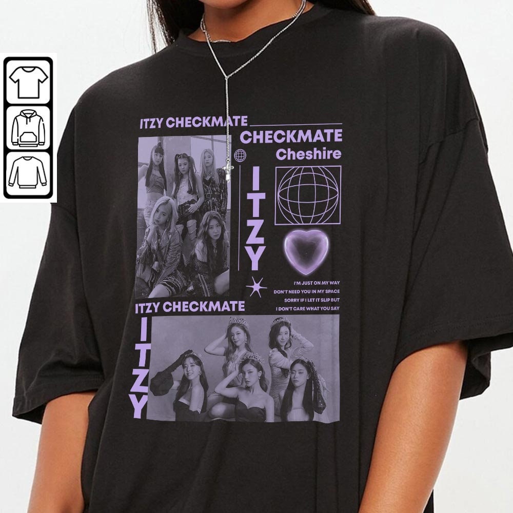 Itzy Checkmate Hoodie  FAST & Insured Worldwide Shipping