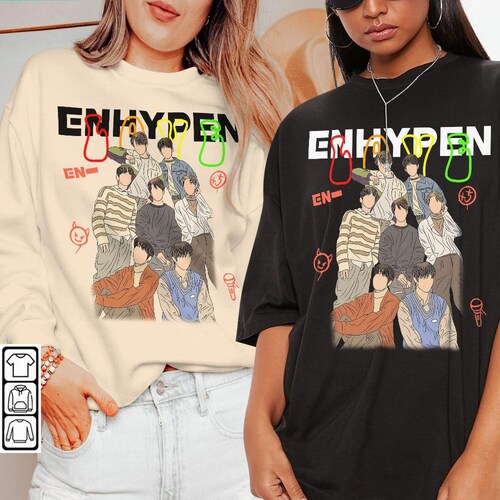 MichaelJUsDesign Enhypen Jay Kpop Shirt, Dark Blood Album Tee, Enhypen Tee, Kpop merch Hoodie, Unisex Graphic Inspired Gift Sweatshirt Kpop1205MT