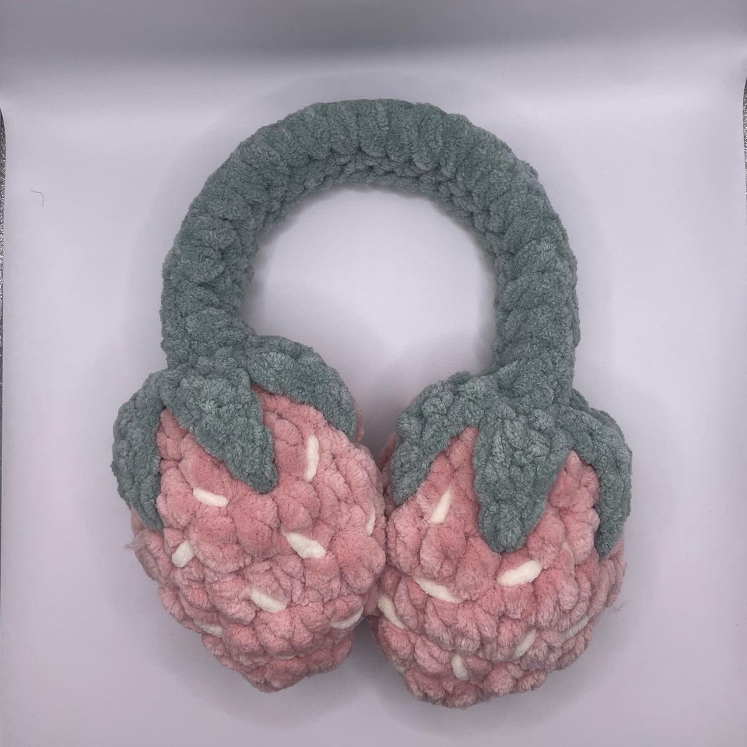 Strawberry Earmuffs Etsy