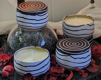 Coconut Soy, Organic Candle: Peppermint, Clove & Star Anise Scent