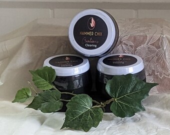 Clearing Candle: Organic Coconut Soy Wax with Essential Oils