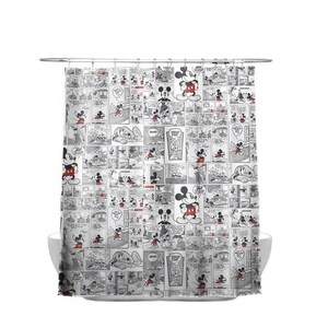 Cute cartoon Mickey Shower Curtain Minnie Mouse Shower Curtain Disney Cartoon Mouse Waterproof Fabric Bathroom Home Decor Art shower curtain