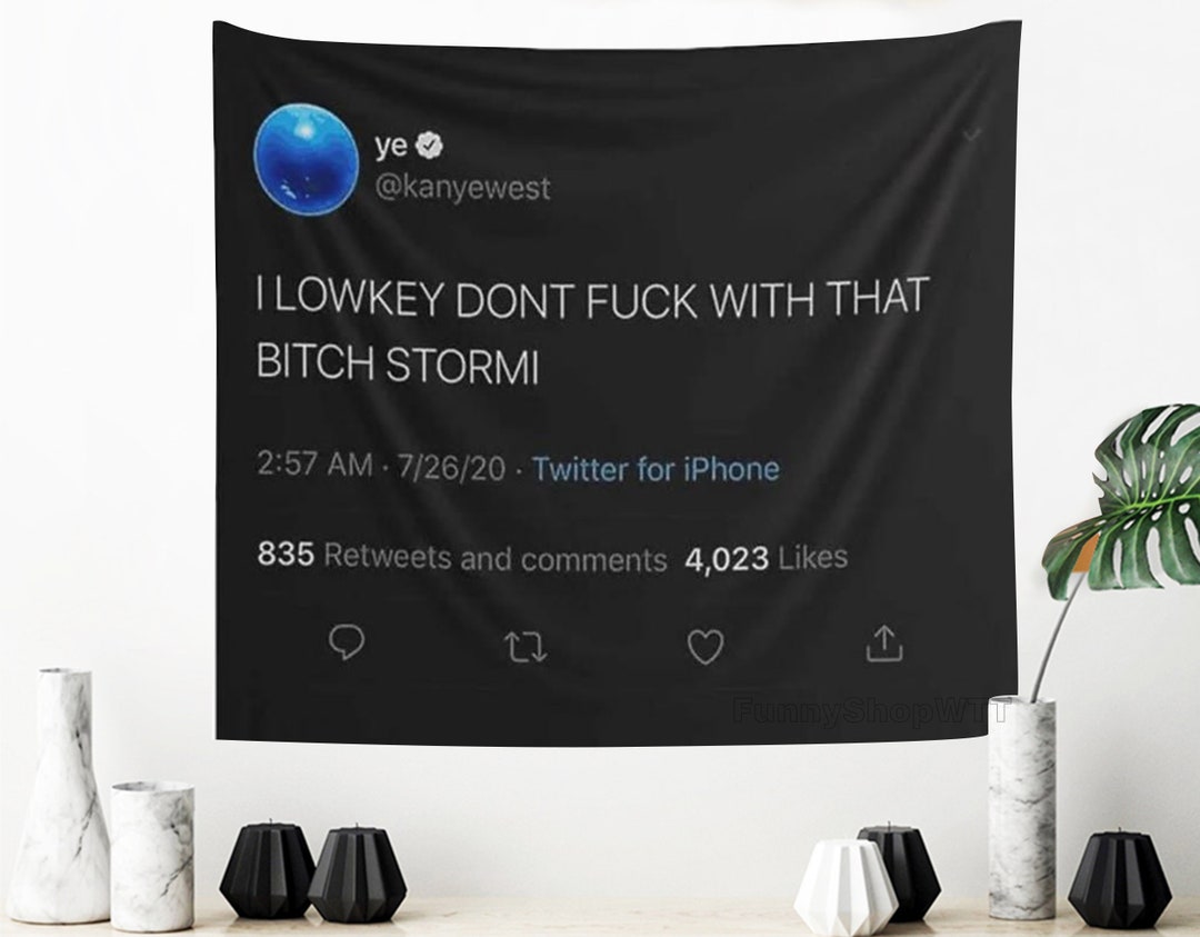 I Lowkey Don't F With Stormi Tweet Real