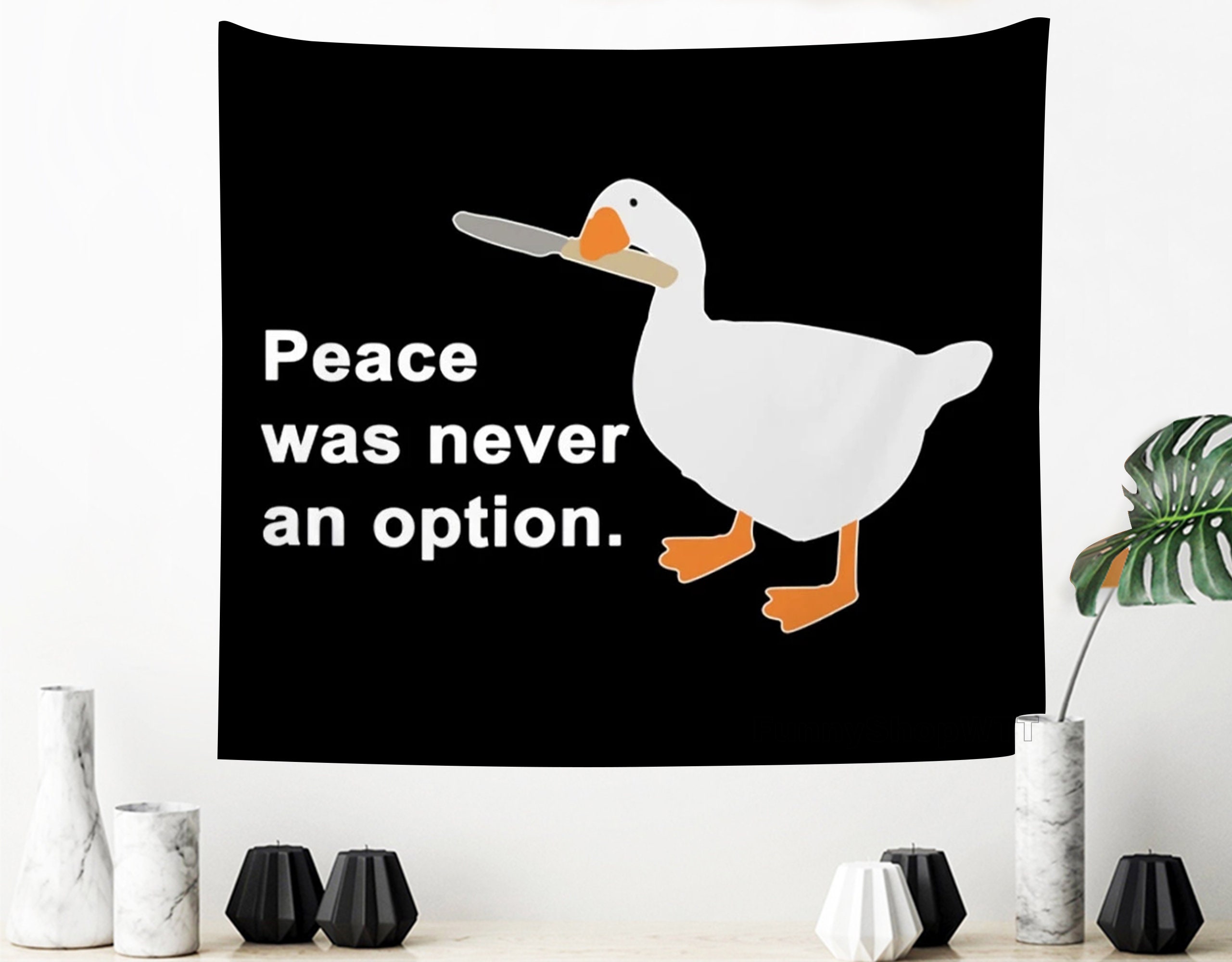 Duck Meme Tapestry Wall Hanging Funny Men Teen Girl Wall -  Norway