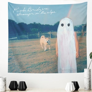 Stranger in the Alps Phoebe Bridgers Tapestry Funny Tapestry Meme Tapestry for Bedroom Home Wall Hanging Decor for College Dorm Living Room