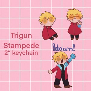 Vash the Stampede acrylic keychain