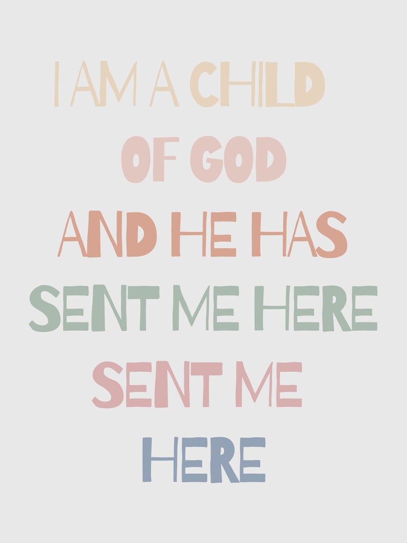 LDS Primary Song Poster Set 2024 Etsy