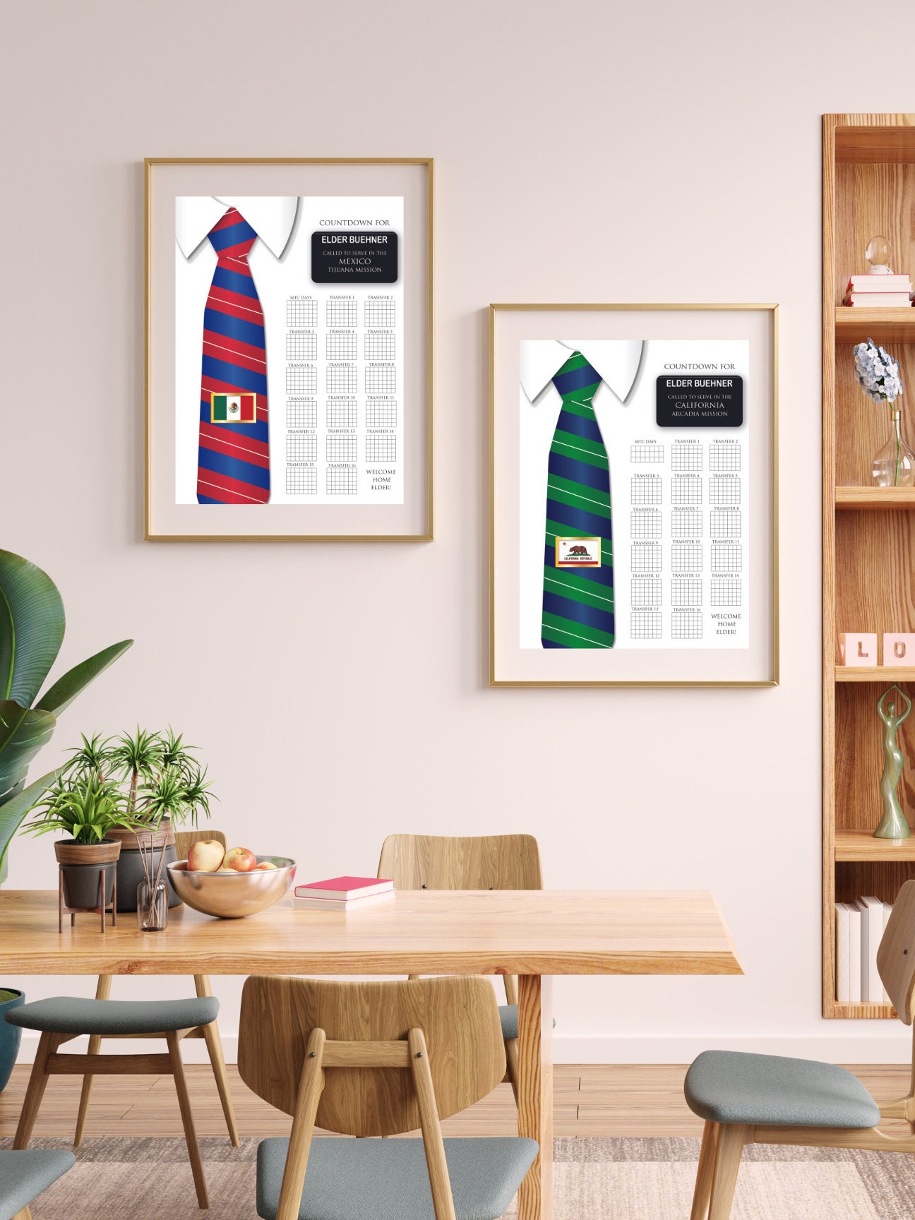 Missionary Countdown Chart for Elders CUSTOM DIGITAL FILE - Etsy