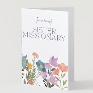 Carte d'adieu missionnaire SDJ *Dossier UNIQUEMENT*
