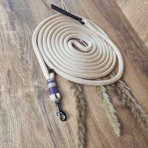 Custom rope ground work rope lunge horse donkey