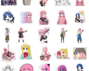 Bocchi Anime Sticker waifu Bocchi chan bocchi the rock meme anime Decals  Postcard for Sale by ohwaifushop