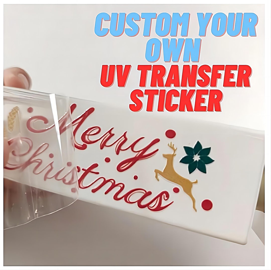 Custom UV Transfer Stickers/your Own Logo/reminder Stickers/gift Box