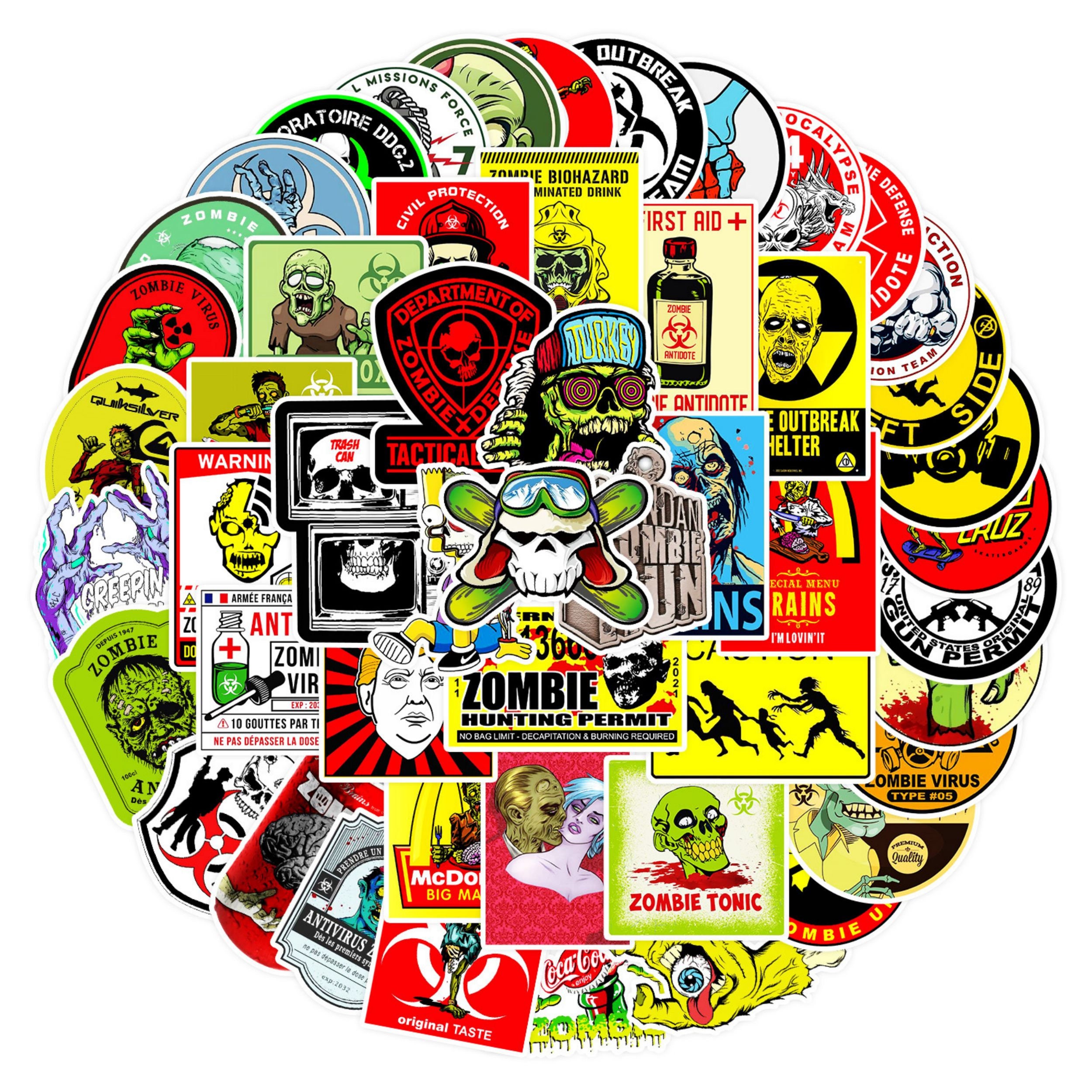 Boxy Boo Stickers/50 Vinyl Stickers/custom Stickers/bumper 