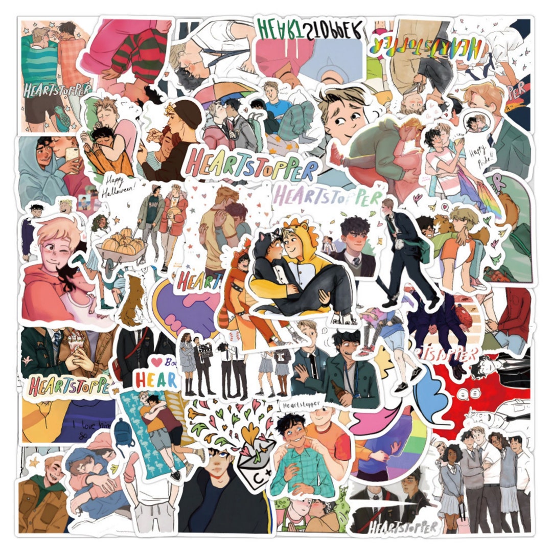 Heartstopper Stickers/50 Vinyl Stickers/custom Stickers/bumper Stickers