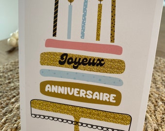 CARTE ANNIVERSAIRE