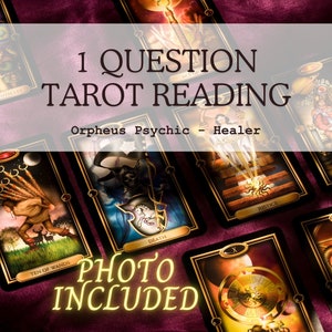 Lectura de Tarot de una pregunta - MISMA HORA