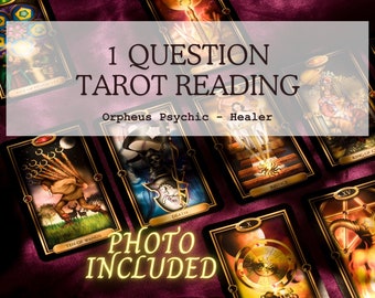 One Question Tarot Reading -SAME HOUR