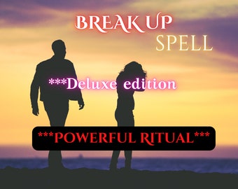 Powerful Break Up Spell/ Very Strong Break Up Spell/Separate Casting/ Make Couple Break Up/Separation Magic Same Day Spell Fast Casting