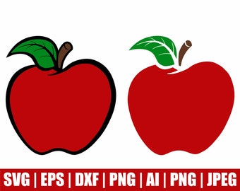 Apple Svg, School Svg, Teacher Svg, Fruit Svg, Back To School Svg, Trendy Svg, School Shirt Svg, Apple Clipart, Cut Files Cricut Silhouette