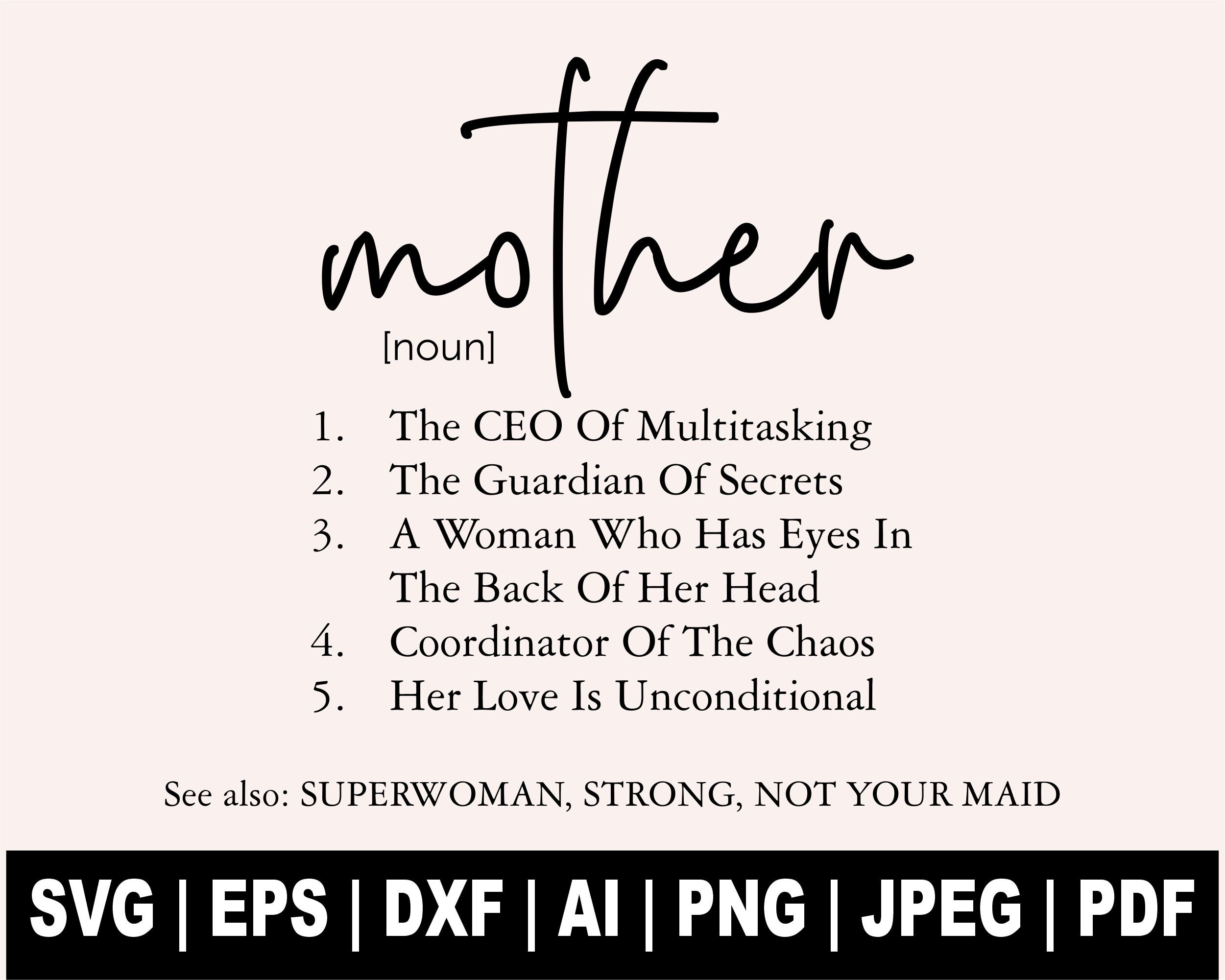 Mother Svg, Mother's Day Svg, Mama Svg, Mom Life Svg, Gift Best Mom Ever, Mama Clipart, Sublimation Design, T Shirt Svg, Cut Files Cricut