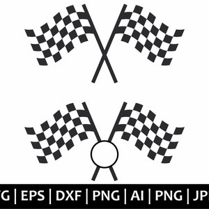 Racing Flag Svg, Racing Flag Split Name Frame Svg, Checkered Flag Svg, Finish Flags Svg, Flag Clipart, Svg,Png Cut Files Cricut, Silhouette